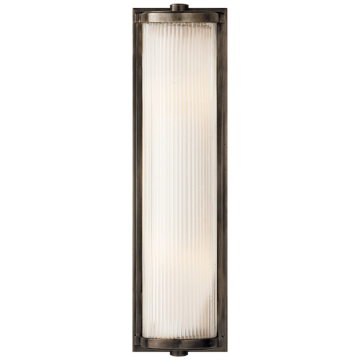 VISUAL COMFORT SIGNATURE, DRESSER LONG GLASS ROD LIGHT, BATH VANITY LIGHT