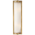 VISUAL COMFORT SIGNATURE, DRESSER LONG GLASS ROD LIGHT, BATH VANITY LIGHT