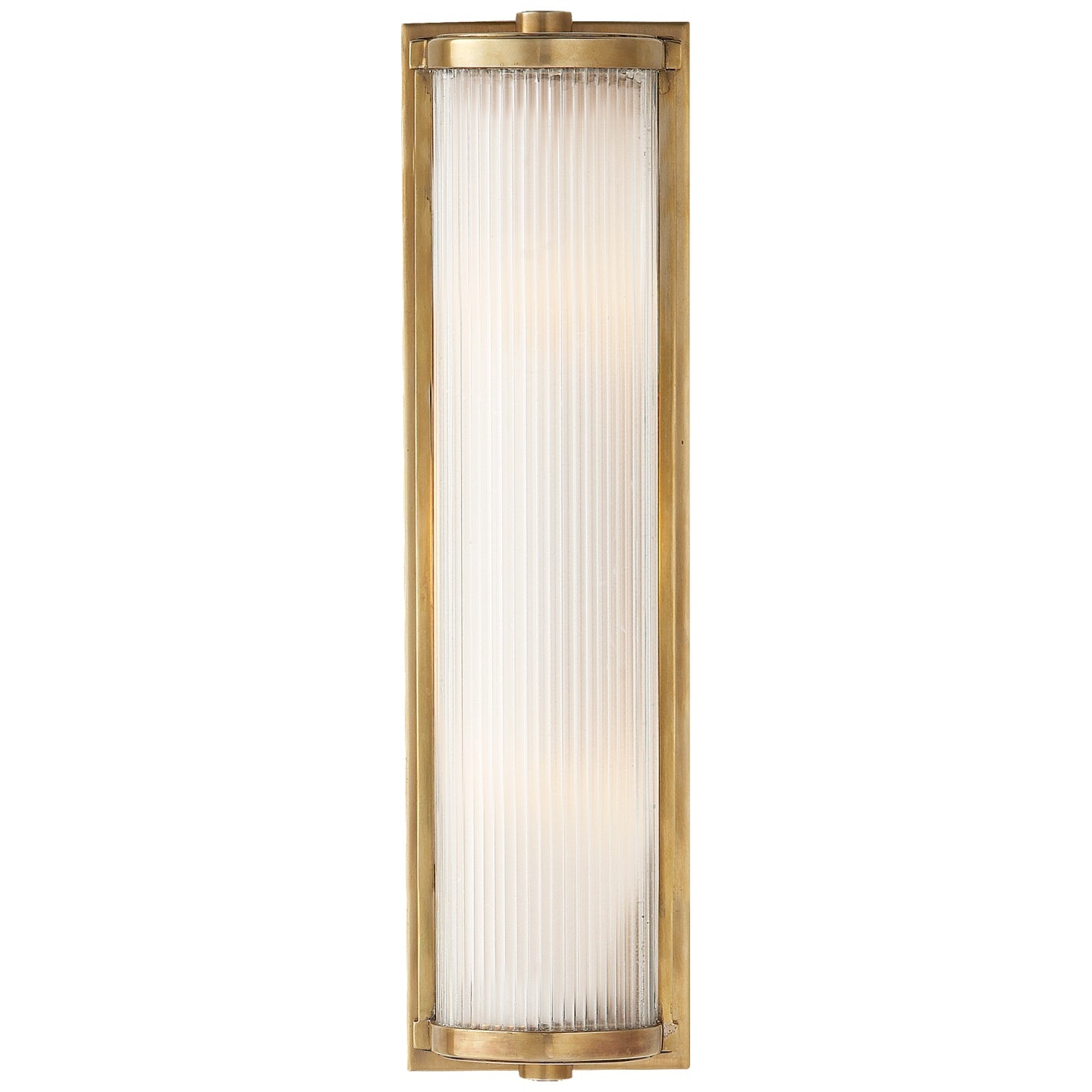 VISUAL COMFORT SIGNATURE, DRESSER LONG GLASS ROD LIGHT, BATH VANITY LIGHT