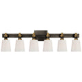 VISUAL COMFORT SIGNATURE, BRYANT SIX-LIGHT LINEAR BATH SCONCE, BATH VANITY LIGHT