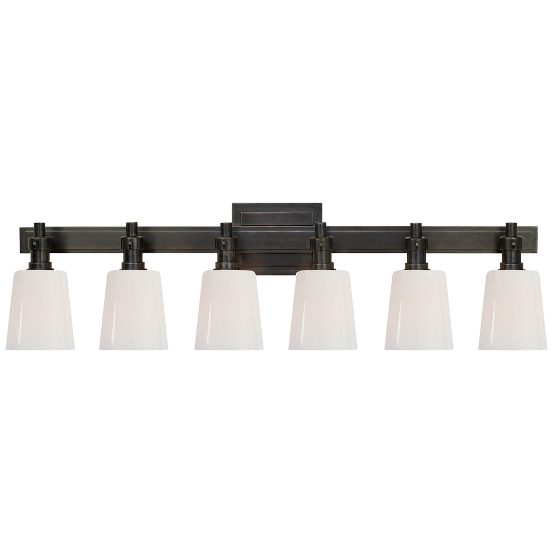 VISUAL COMFORT SIGNATURE, BRYANT SIX-LIGHT LINEAR BATH SCONCE, BATH VANITY LIGHT