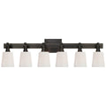 VISUAL COMFORT SIGNATURE, BRYANT SIX-LIGHT LINEAR BATH SCONCE, BATH VANITY LIGHT