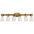 VISUAL COMFORT SIGNATURE, BRYANT SIX-LIGHT LINEAR BATH SCONCE, BATH VANITY LIGHT