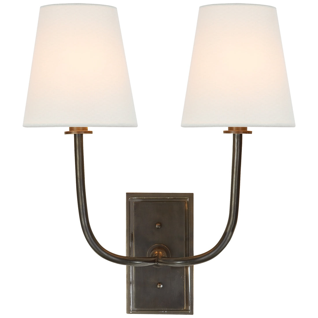 VISUAL COMFORT SIGNATURE, HULTON DOUBLE SCONCE, WALL SCONCES