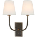 VISUAL COMFORT SIGNATURE, HULTON DOUBLE SCONCE, WALL SCONCES