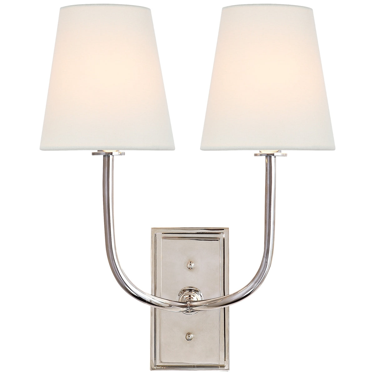 VISUAL COMFORT SIGNATURE, HULTON DOUBLE SCONCE, WALL SCONCES