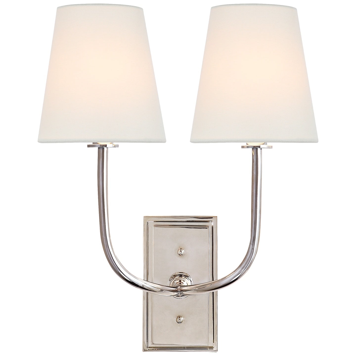 VISUAL COMFORT SIGNATURE, HULTON DOUBLE SCONCE, WALL SCONCES