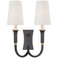 VISUAL COMFORT SIGNATURE, DELPHIA DOUBLE ARM SCONCE, WALL SCONCES