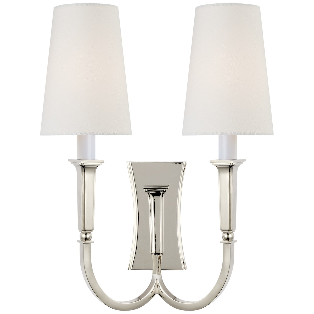 VISUAL COMFORT SIGNATURE, DELPHIA DOUBLE ARM SCONCE, WALL SCONCES