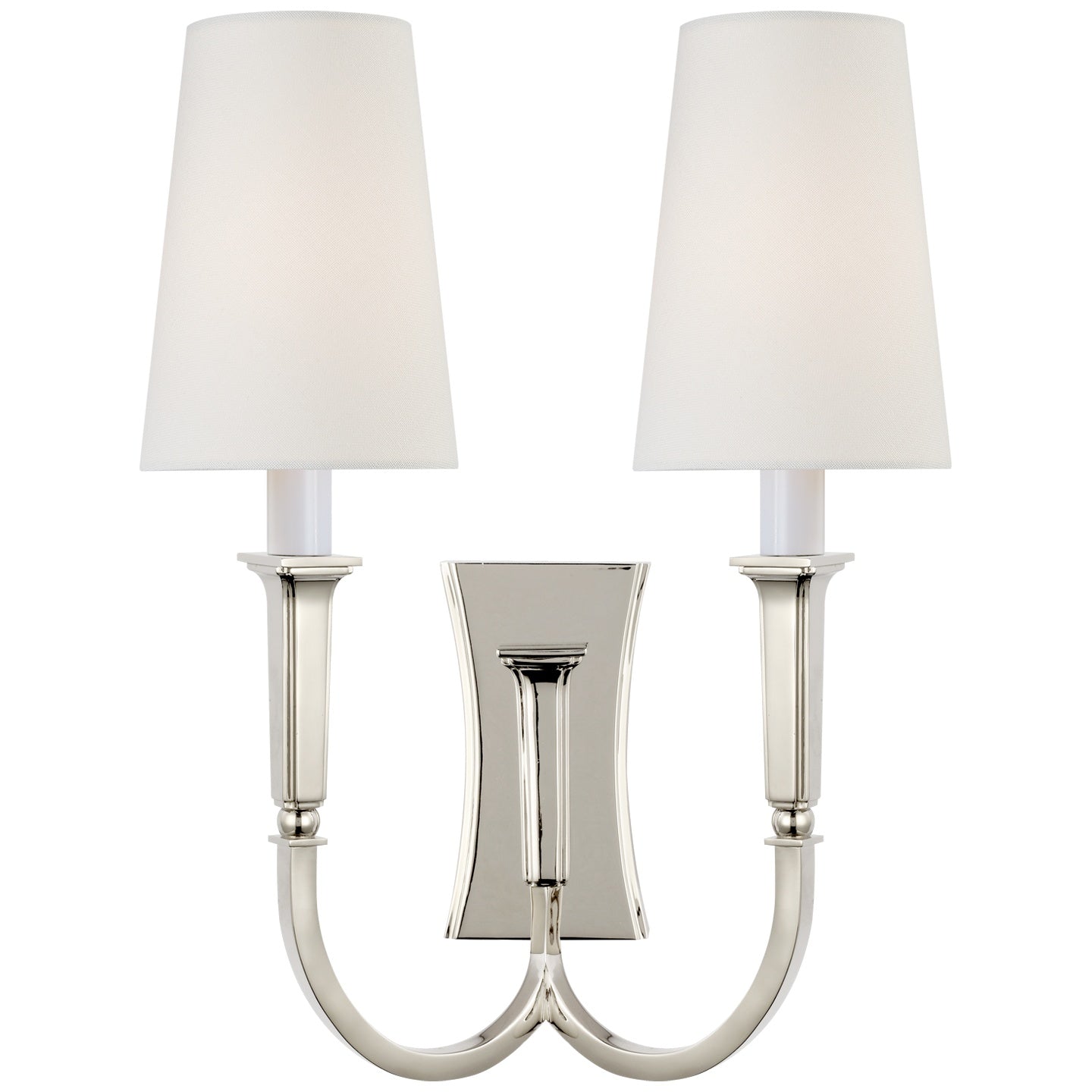 VISUAL COMFORT SIGNATURE, DELPHIA DOUBLE ARM SCONCE, WALL SCONCES