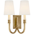 VISUAL COMFORT SIGNATURE, MODERN LIBRARY DOUBLE SCONCE, WALL SCONCES