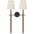 VISUAL COMFORT SIGNATURE, BRYANT WRAPPED DOUBLE TAIL SCONCE, WALL SCONCES
