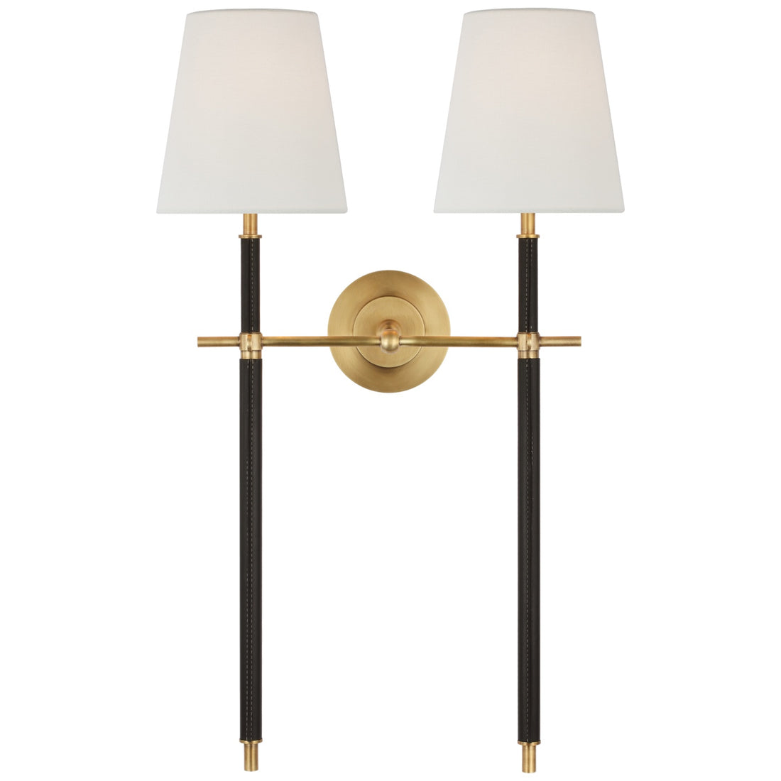 VISUAL COMFORT SIGNATURE, BRYANT WRAPPED DOUBLE TAIL SCONCE, WALL SCONCES
