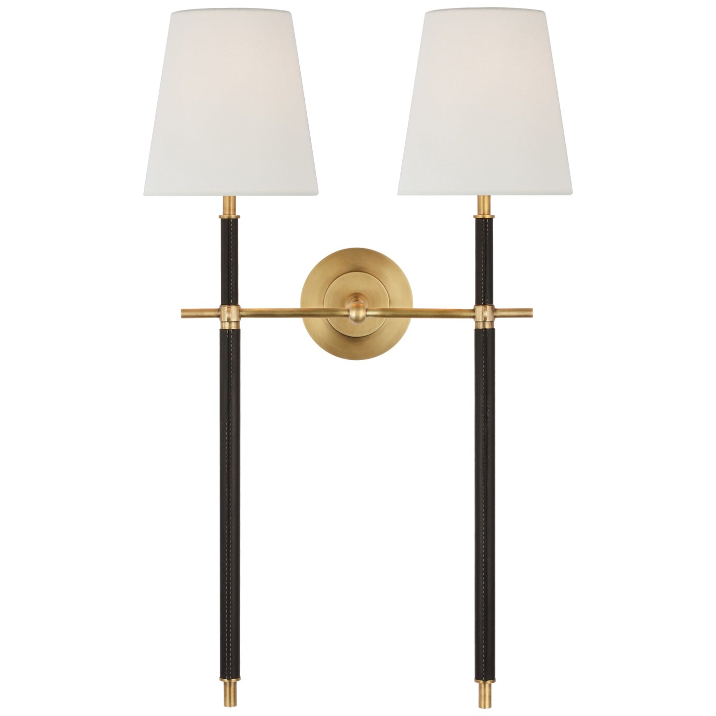 VISUAL COMFORT SIGNATURE, BRYANT WRAPPED DOUBLE TAIL SCONCE, WALL SCONCES