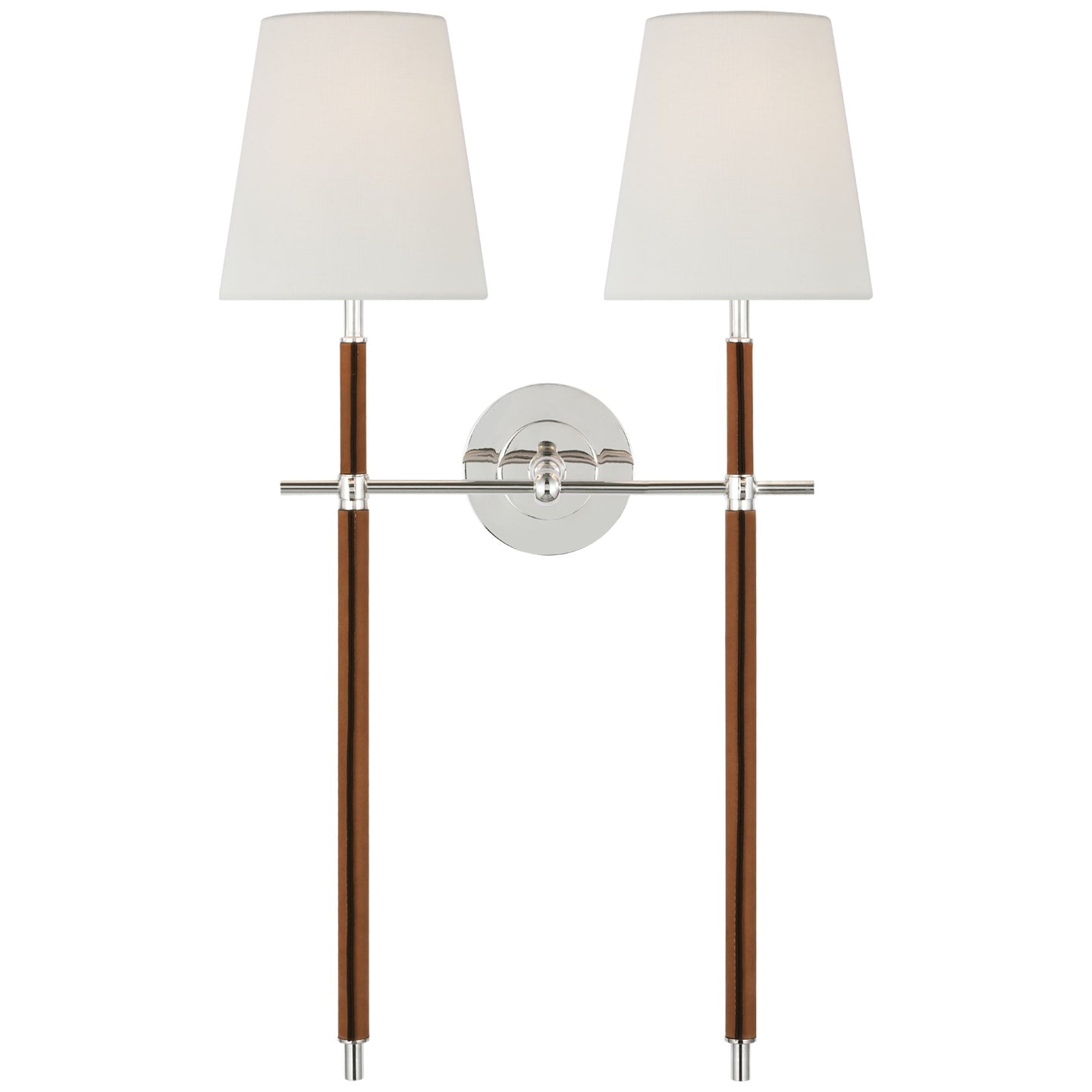 VISUAL COMFORT SIGNATURE, BRYANT WRAPPED DOUBLE TAIL SCONCE, WALL SCONCES