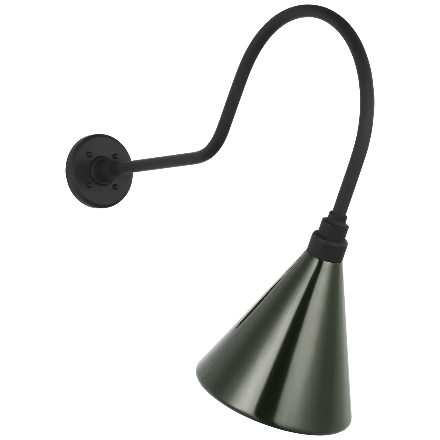 VISUAL COMFORT SIGNATURE, ACADEMY ANGLED FLYNN BARN LIGHT, OUTDOOR WALL LIGHTS