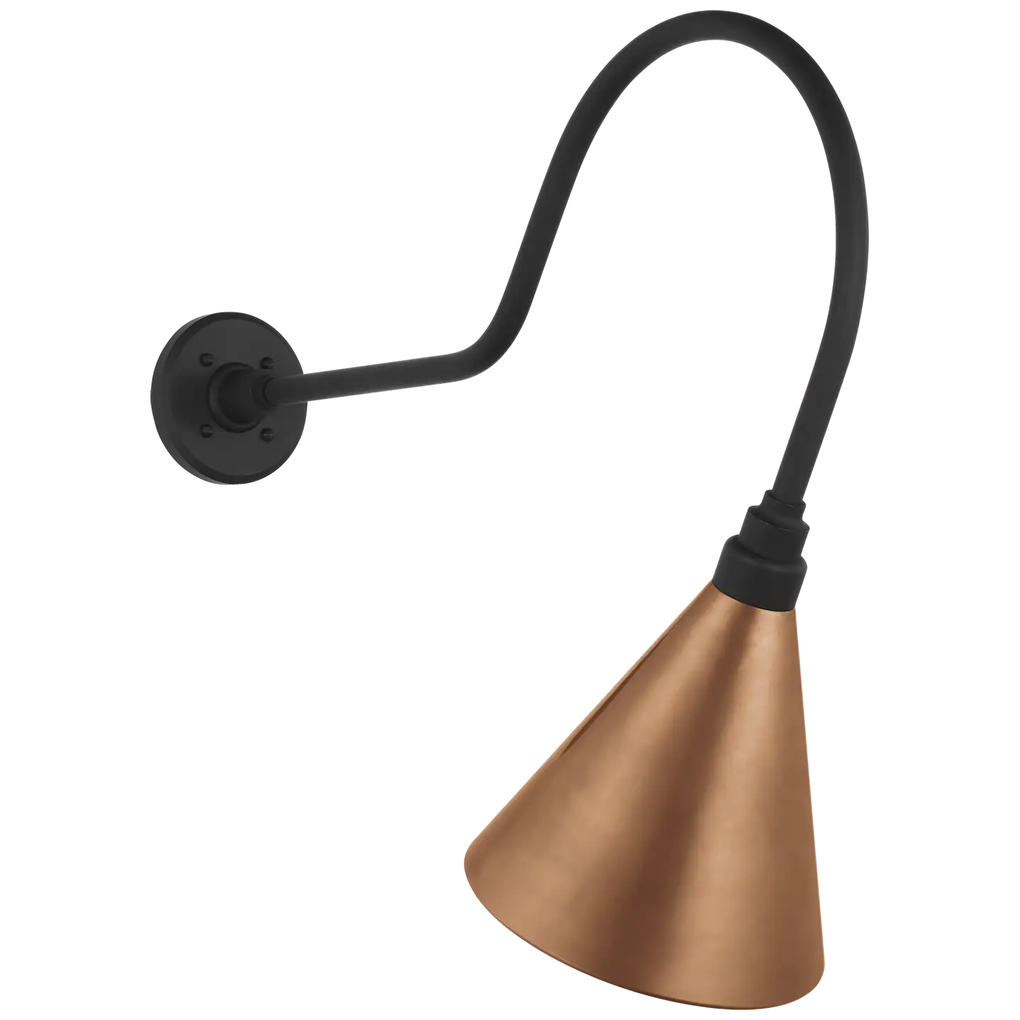 VISUAL COMFORT SIGNATURE, ACADEMY ANGLED FLYNN BARN LIGHT, OUTDOOR WALL LIGHTS