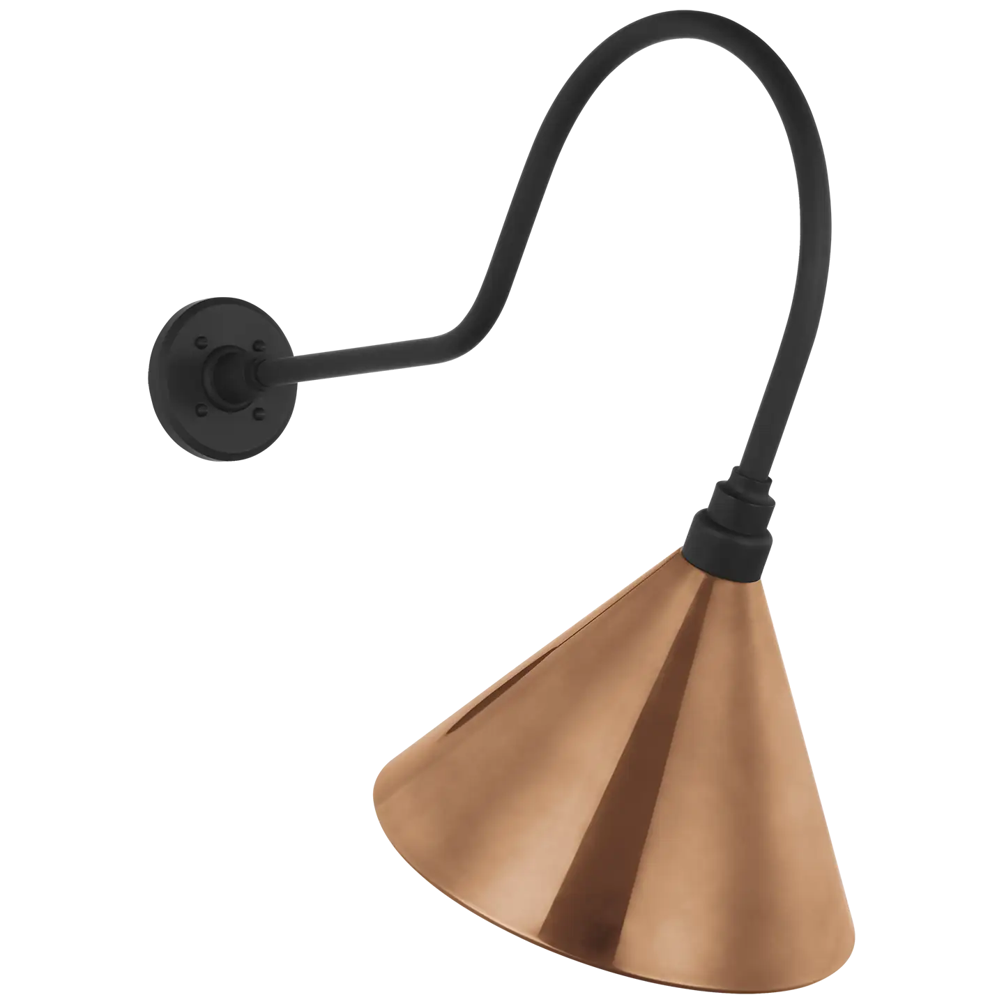 VISUAL COMFORT SIGNATURE, ACADEMY ANGLED FLYNN BARN LIGHT, OUTDOOR WALL LIGHTS
