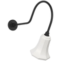 VISUAL COMFORT SIGNATURE, ACADEMY ANGLED FLYNN BARN LIGHT, OUTDOOR WALL LIGHTS