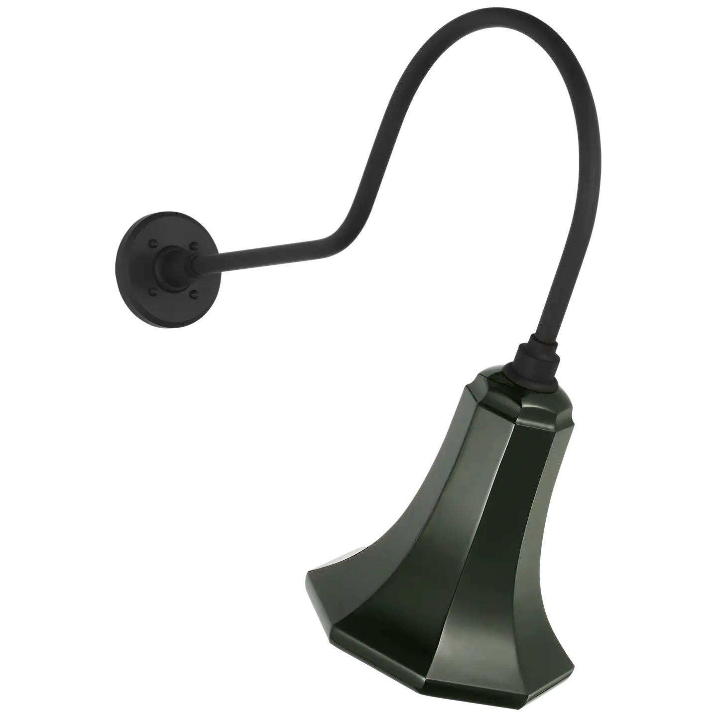VISUAL COMFORT SIGNATURE, ACADEMY ANGLED FLYNN BARN LIGHT, OUTDOOR WALL LIGHTS