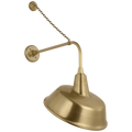 VISUAL COMFORT SIGNATURE, ACADEMY ANCHORED REX BARN LIGHT, OUTDOOR WALL LIGHTS