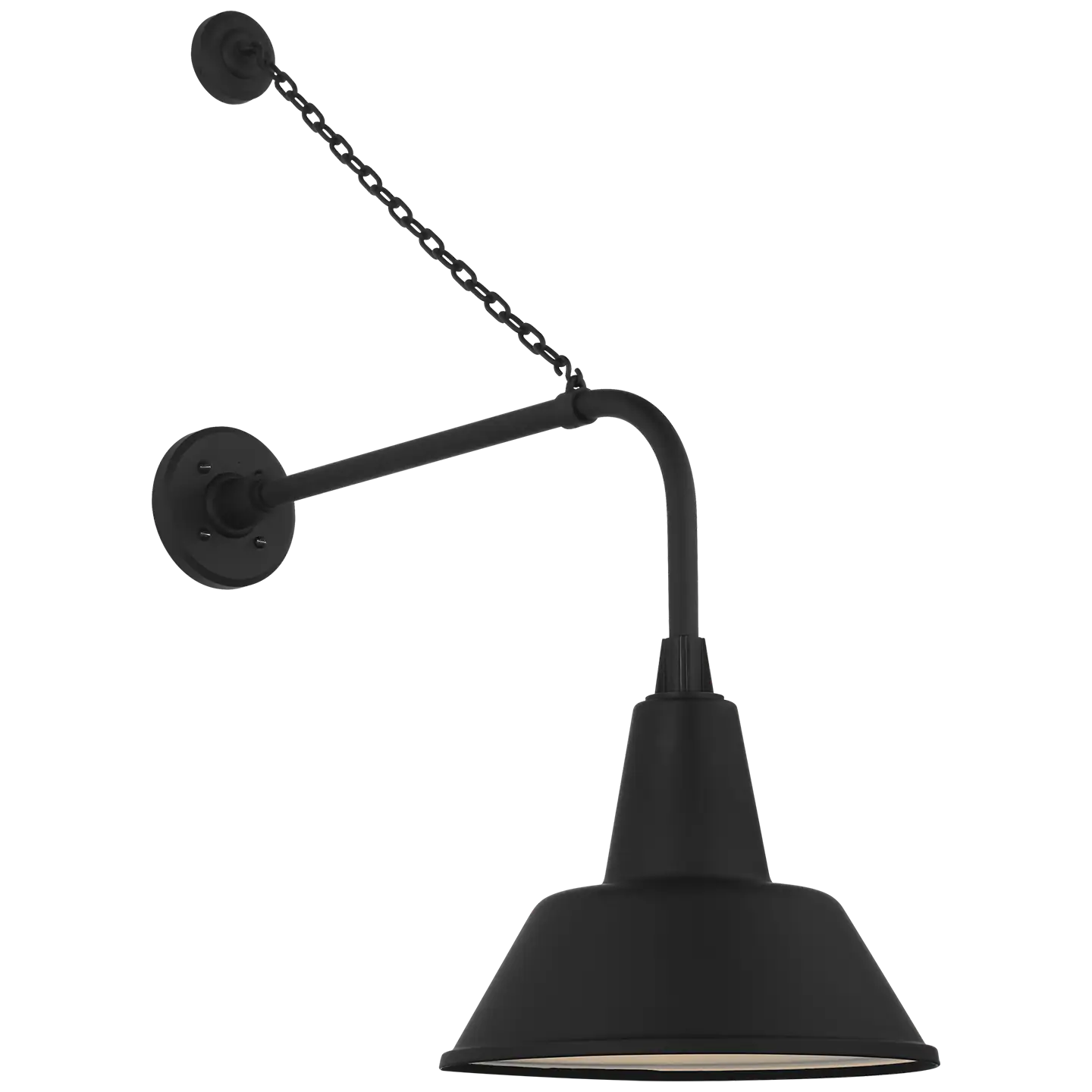 VISUAL COMFORT SIGNATURE, ACADEMY ANCHORED REX BARN LIGHT, OUTDOOR WALL LIGHTS