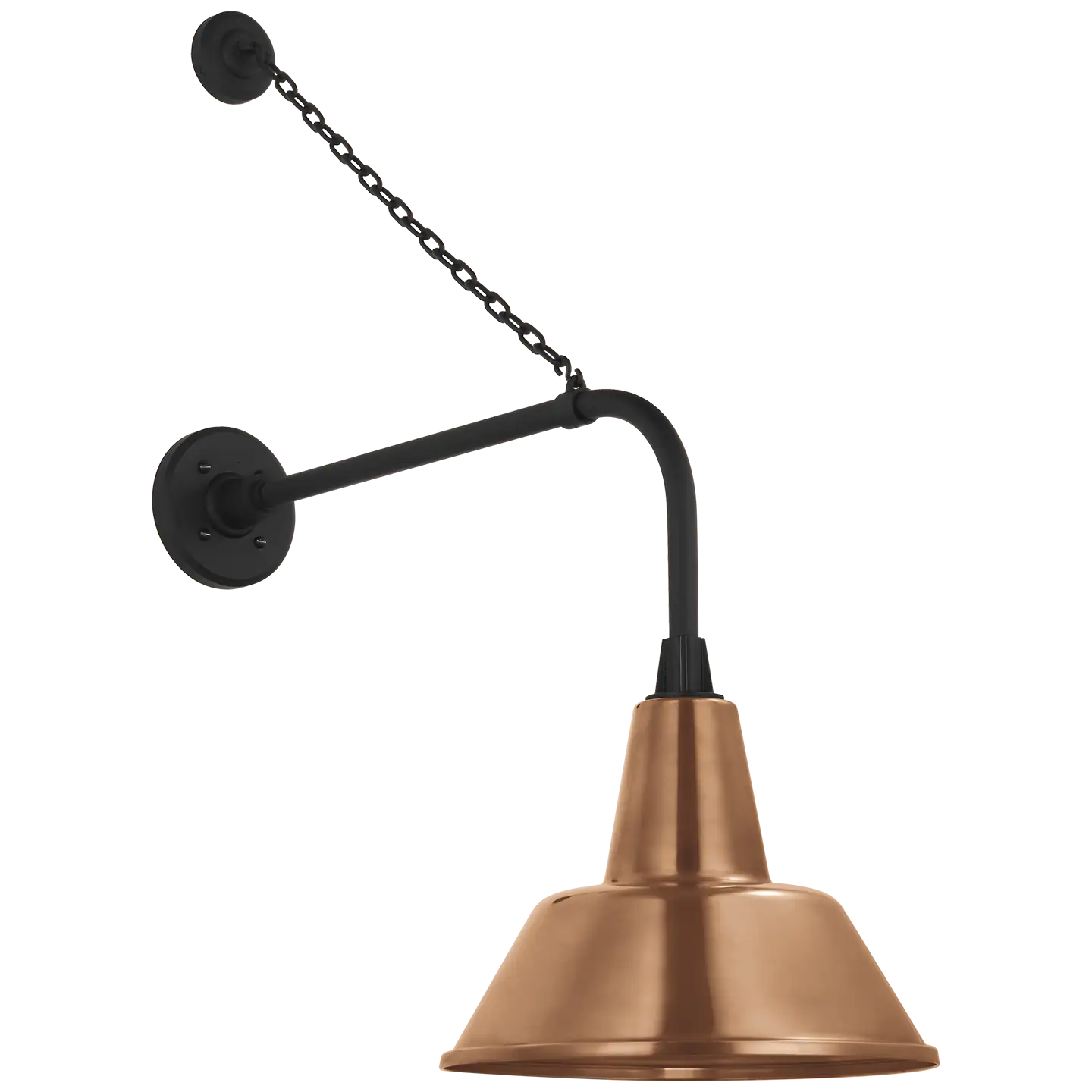 VISUAL COMFORT SIGNATURE, ACADEMY ANCHORED REX BARN LIGHT, OUTDOOR WALL LIGHTS