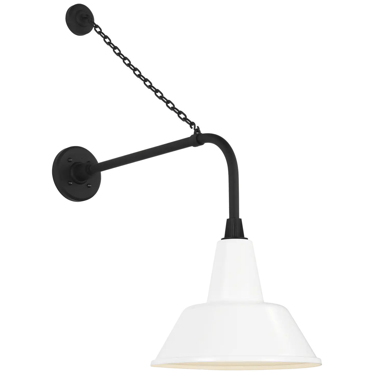VISUAL COMFORT SIGNATURE, ACADEMY ANCHORED REX BARN LIGHT, OUTDOOR WALL LIGHTS