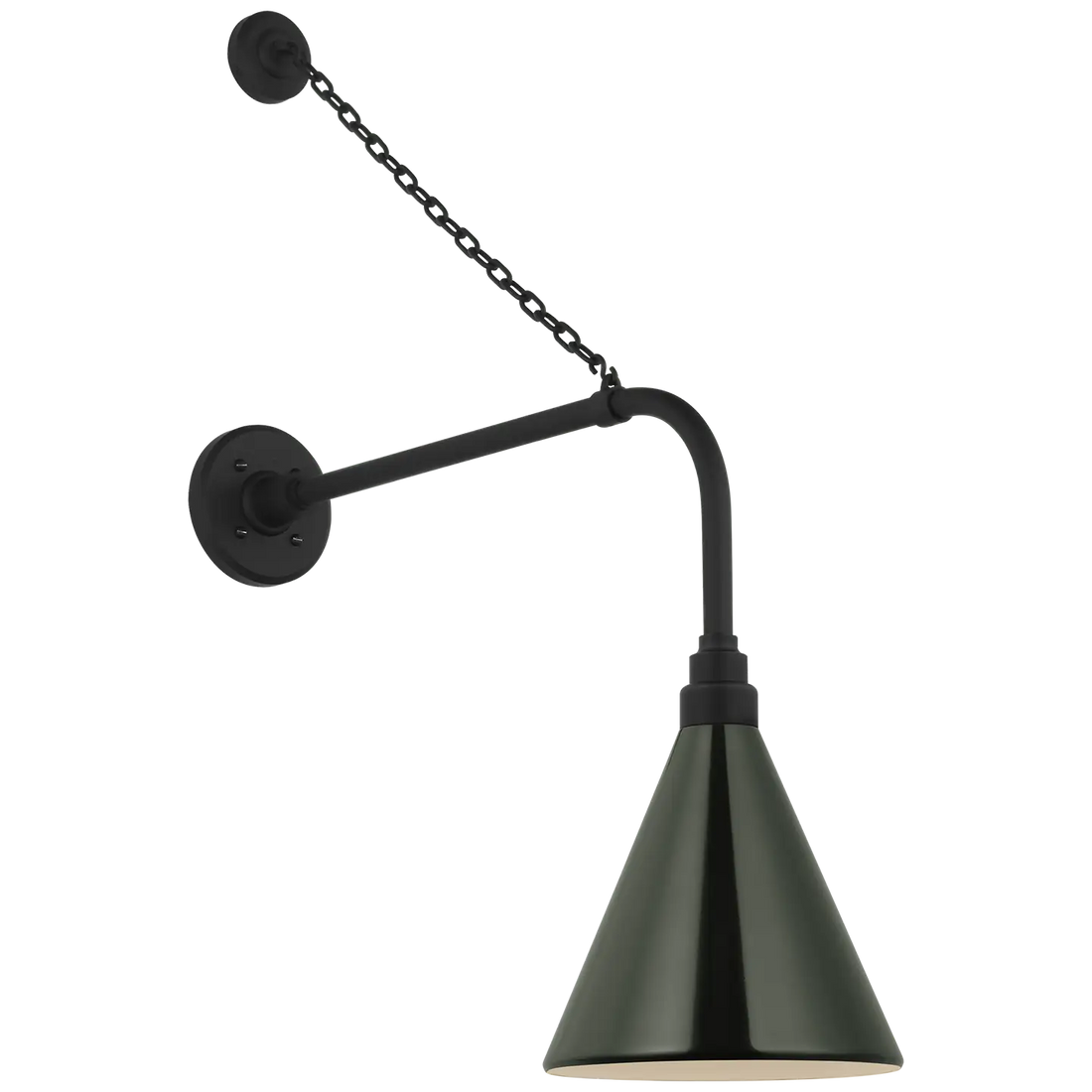 VISUAL COMFORT SIGNATURE, ACADEMY ANCHORED REX BARN LIGHT, OUTDOOR WALL LIGHTS