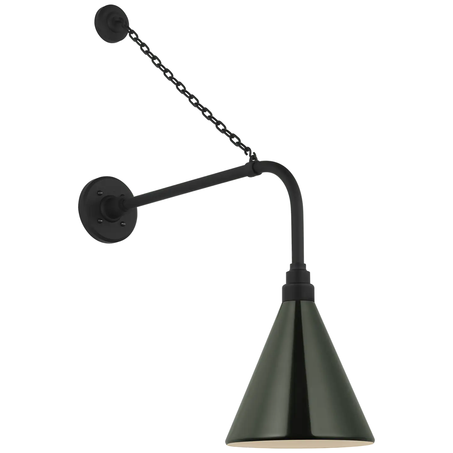 VISUAL COMFORT SIGNATURE, ACADEMY ANCHORED REX BARN LIGHT, OUTDOOR WALL LIGHTS
