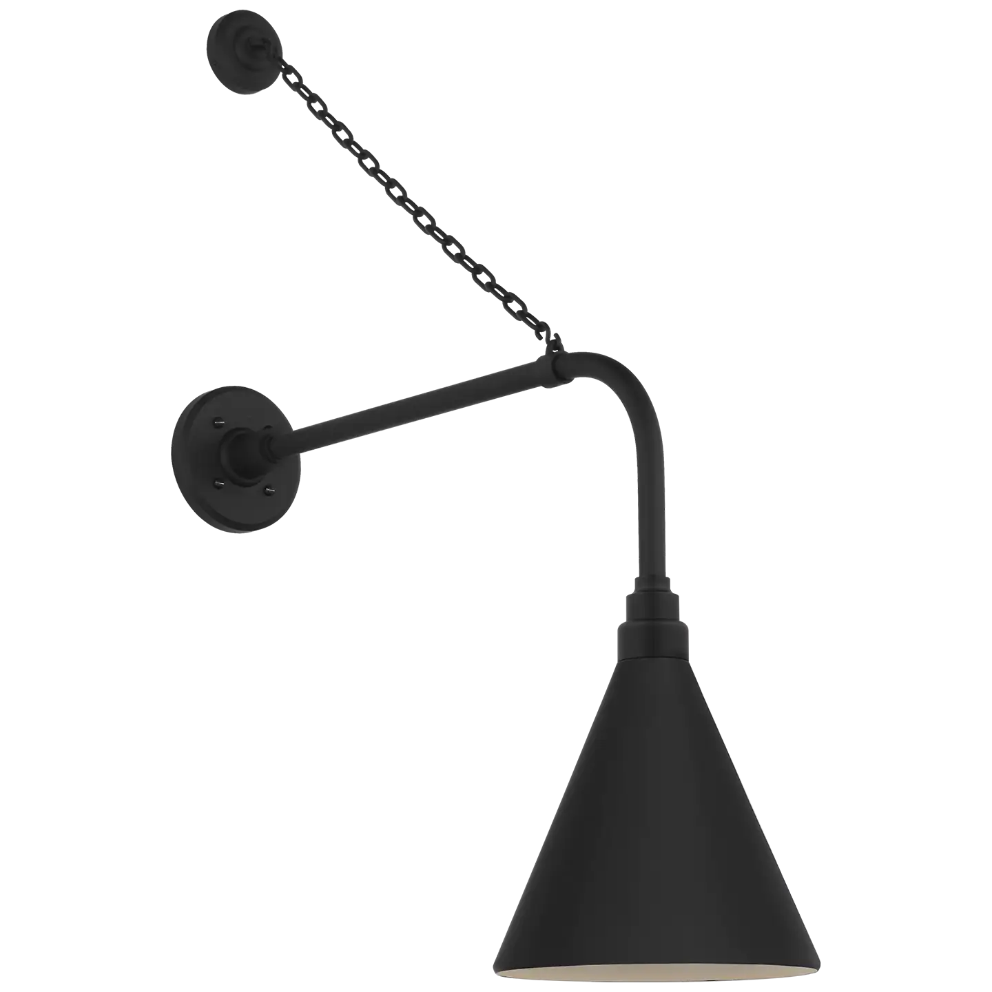 VISUAL COMFORT SIGNATURE, ACADEMY ANCHORED REX BARN LIGHT, OUTDOOR WALL LIGHTS