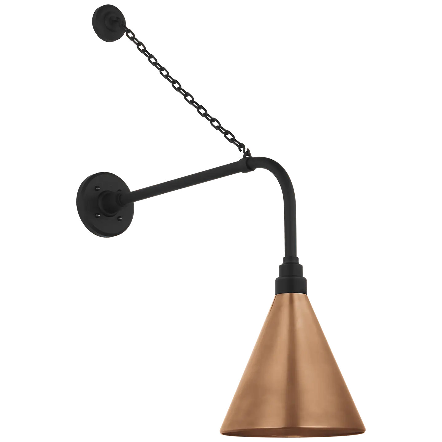 VISUAL COMFORT SIGNATURE, ACADEMY ANCHORED REX BARN LIGHT, OUTDOOR WALL LIGHTS