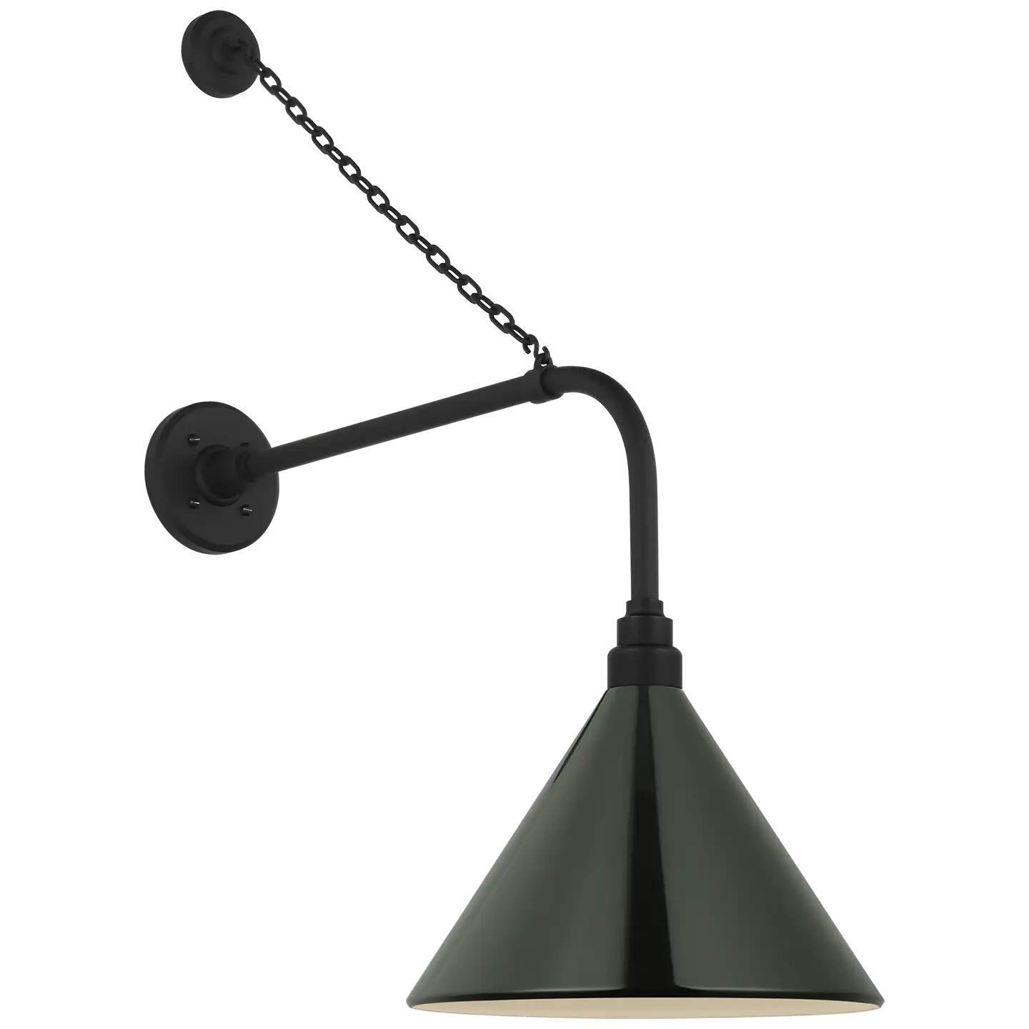 VISUAL COMFORT SIGNATURE, ACADEMY ANCHORED REX BARN LIGHT, OUTDOOR WALL LIGHTS