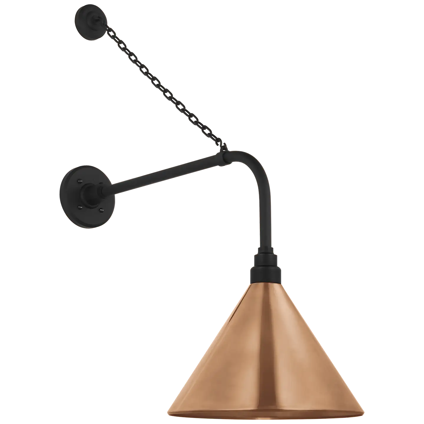 VISUAL COMFORT SIGNATURE, ACADEMY ANCHORED REX BARN LIGHT, OUTDOOR WALL LIGHTS