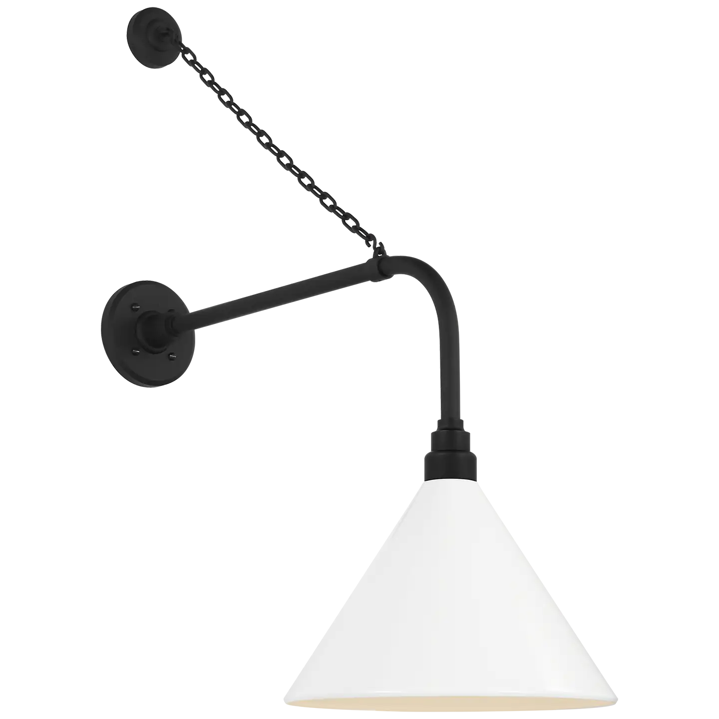 VISUAL COMFORT SIGNATURE, ACADEMY ANCHORED REX BARN LIGHT, OUTDOOR WALL LIGHTS