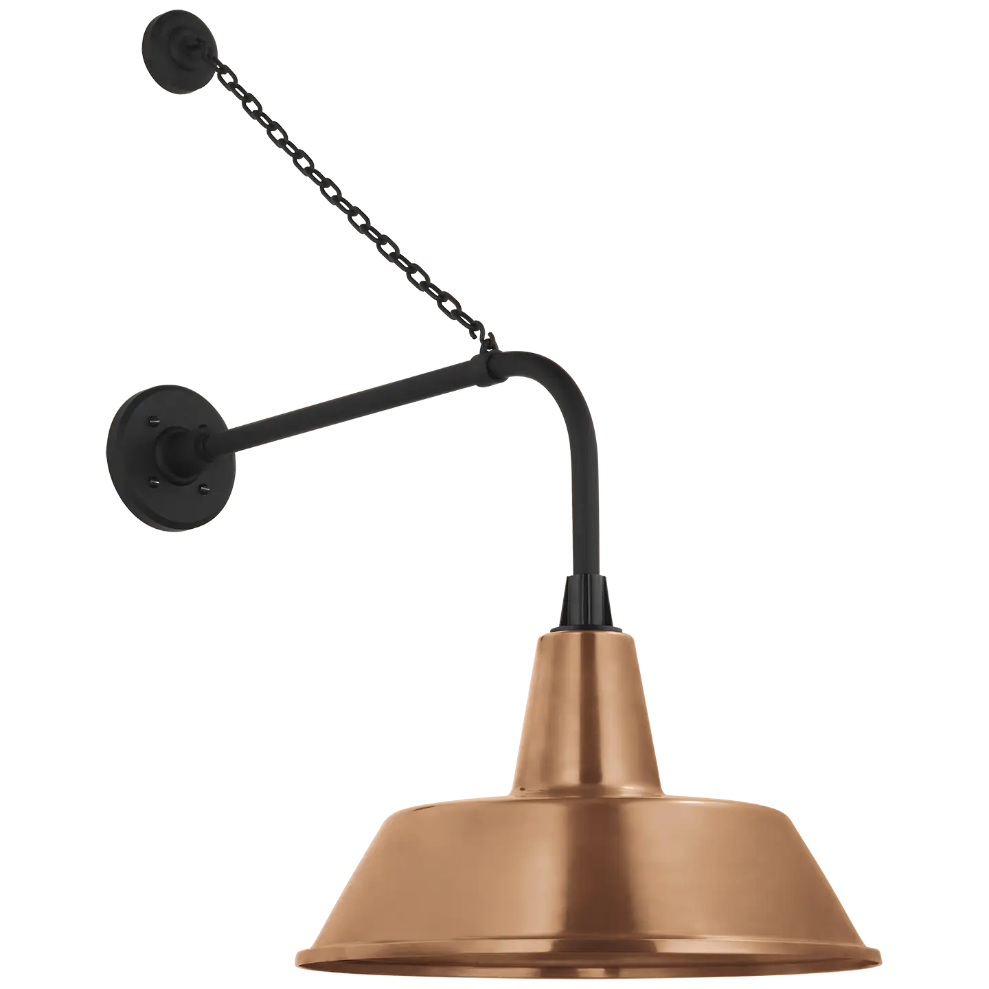 VISUAL COMFORT SIGNATURE, ACADEMY ANCHORED REX BARN LIGHT, OUTDOOR WALL LIGHTS