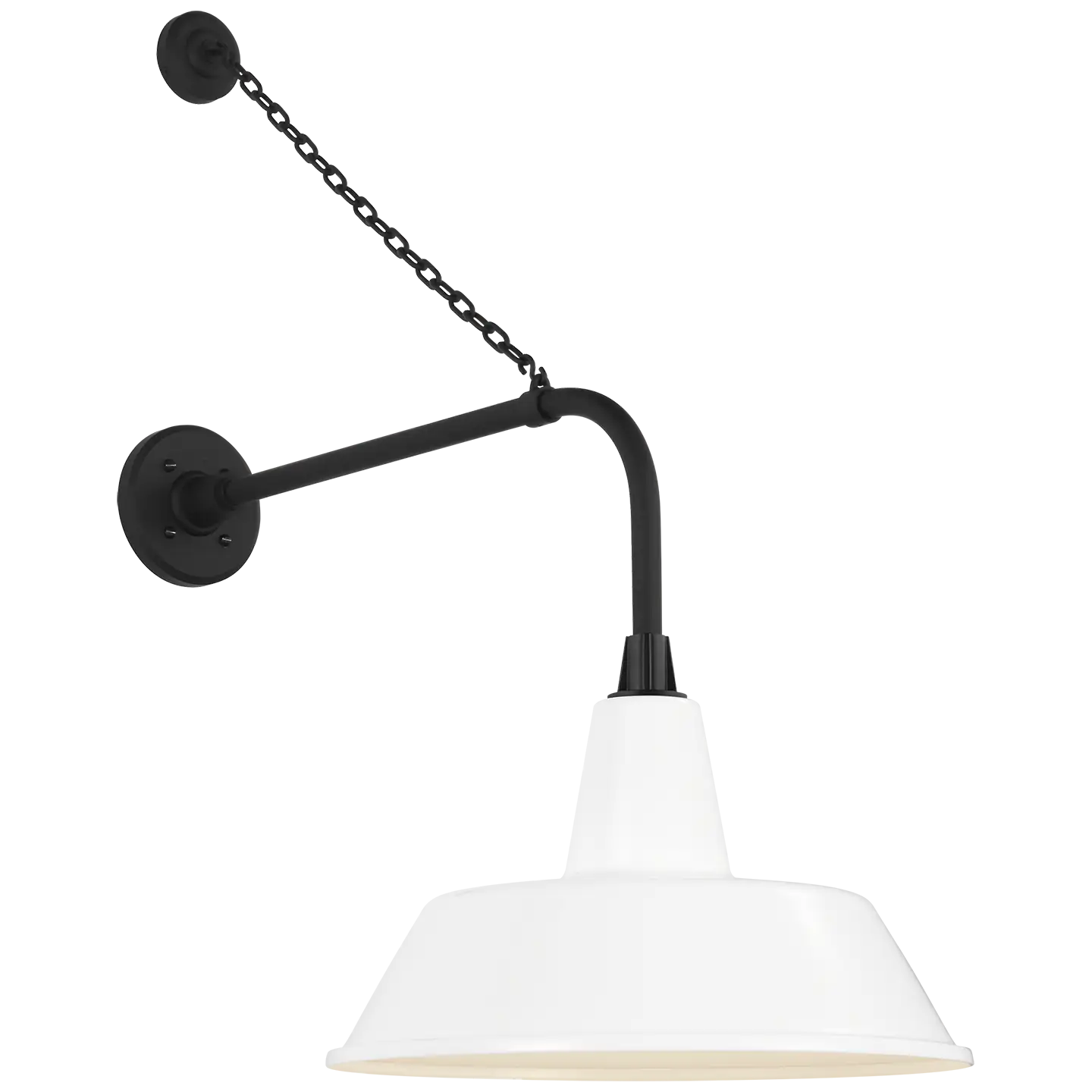 VISUAL COMFORT SIGNATURE, ACADEMY ANCHORED REX BARN LIGHT, OUTDOOR WALL LIGHTS