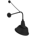 VISUAL COMFORT SIGNATURE, ACADEMY ANCHORED REX BARN LIGHT, OUTDOOR WALL LIGHTS