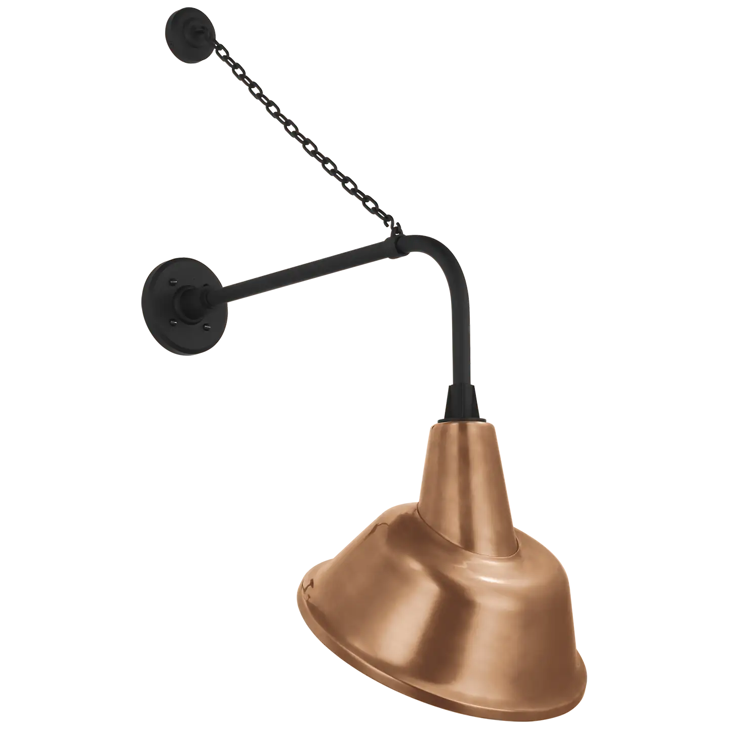 VISUAL COMFORT SIGNATURE, ACADEMY ANCHORED REX BARN LIGHT, OUTDOOR WALL LIGHTS