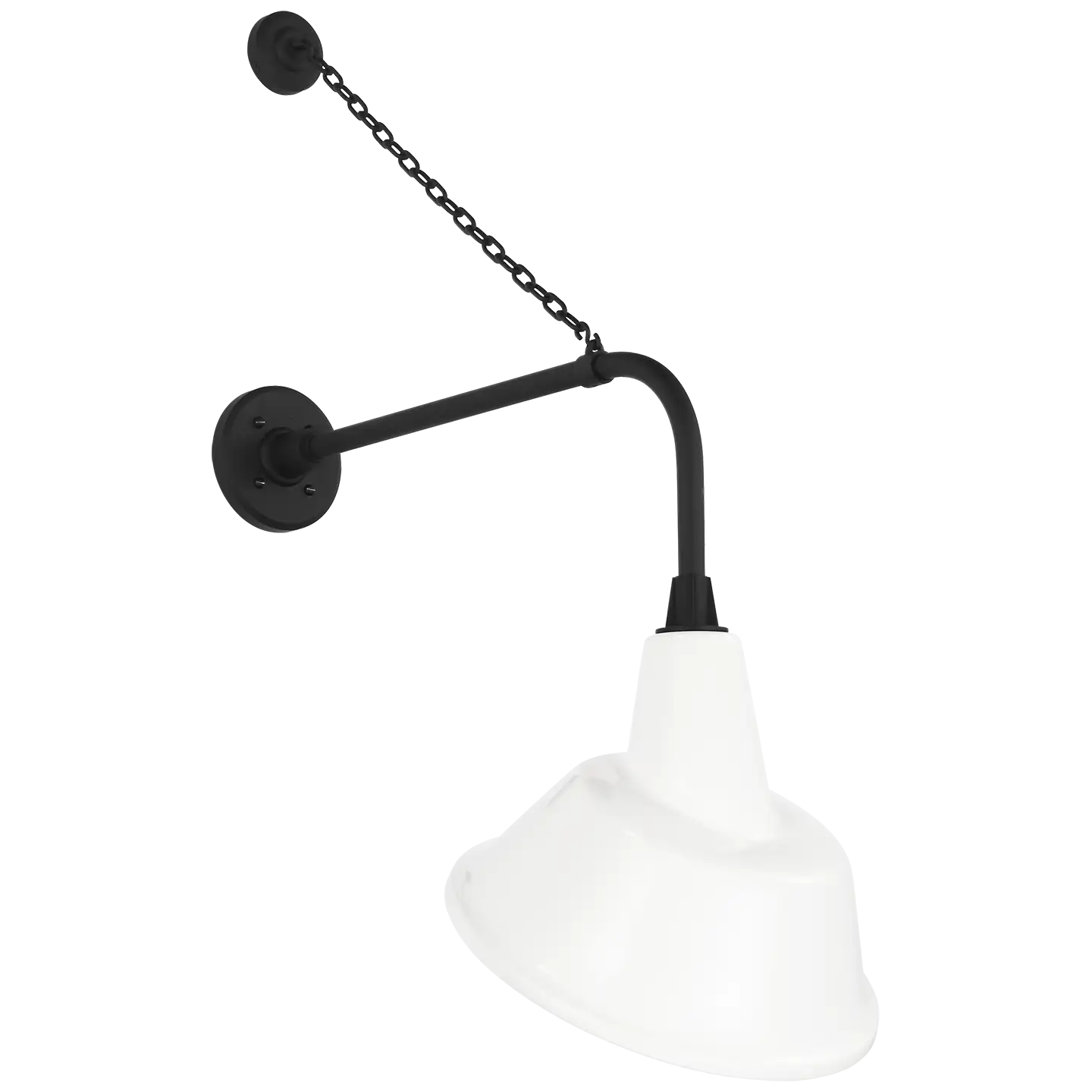 VISUAL COMFORT SIGNATURE, ACADEMY ANCHORED REX BARN LIGHT, OUTDOOR WALL LIGHTS