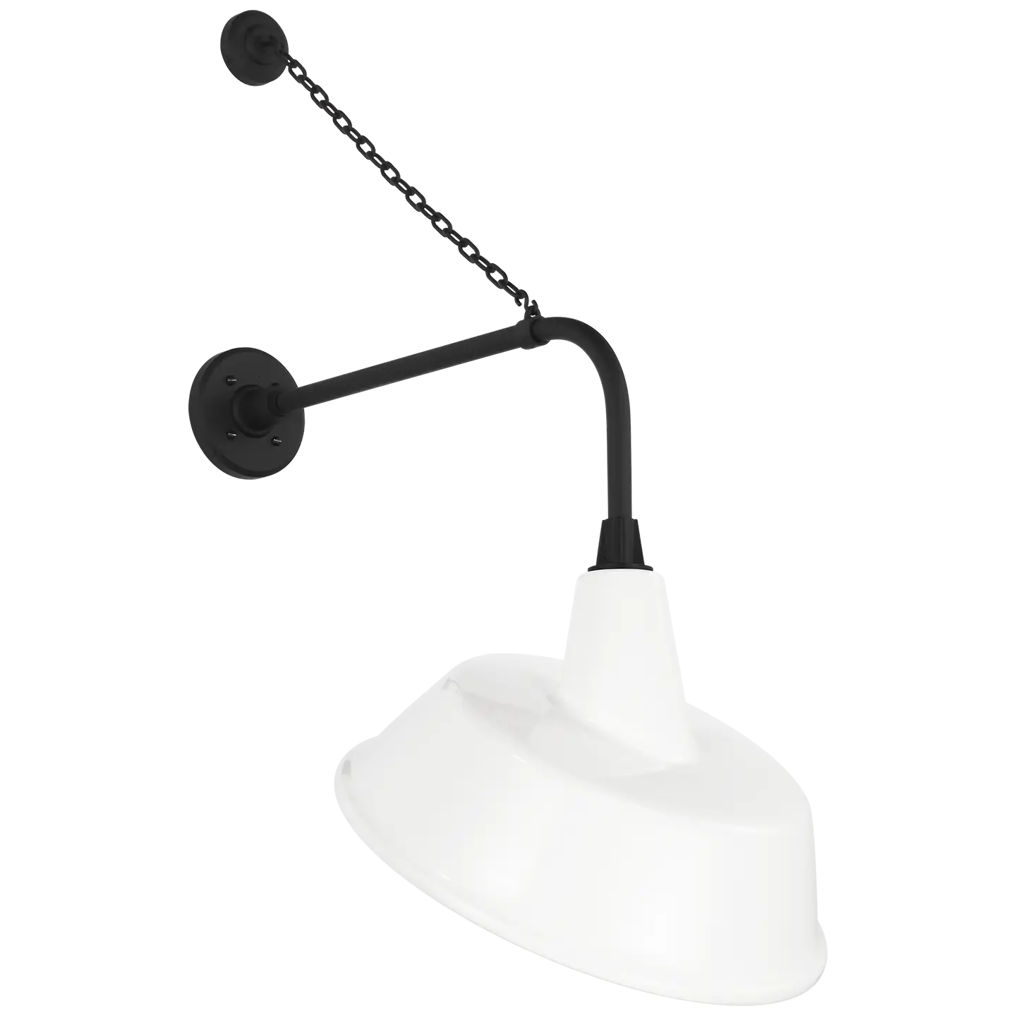 VISUAL COMFORT SIGNATURE, ACADEMY ANCHORED REX BARN LIGHT, OUTDOOR WALL LIGHTS