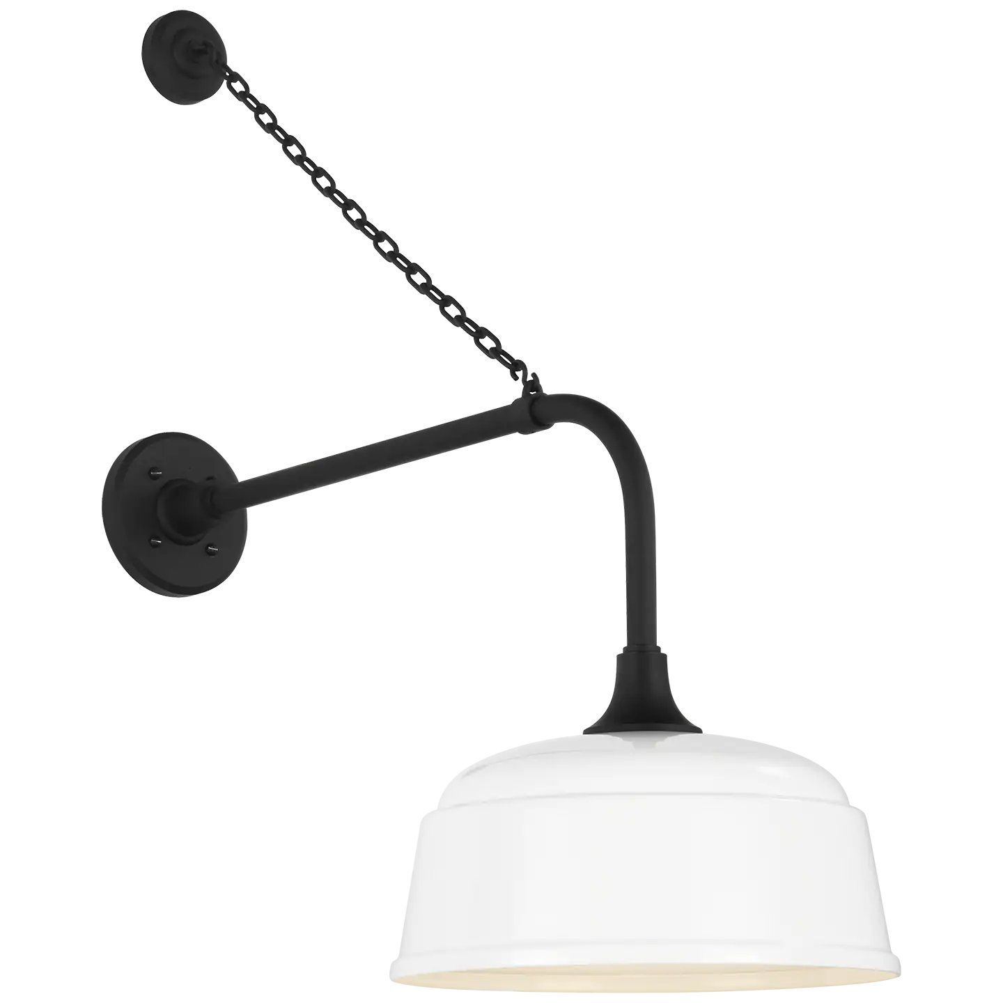 VISUAL COMFORT SIGNATURE, ACADEMY ANCHORED REX BARN LIGHT, OUTDOOR WALL LIGHTS