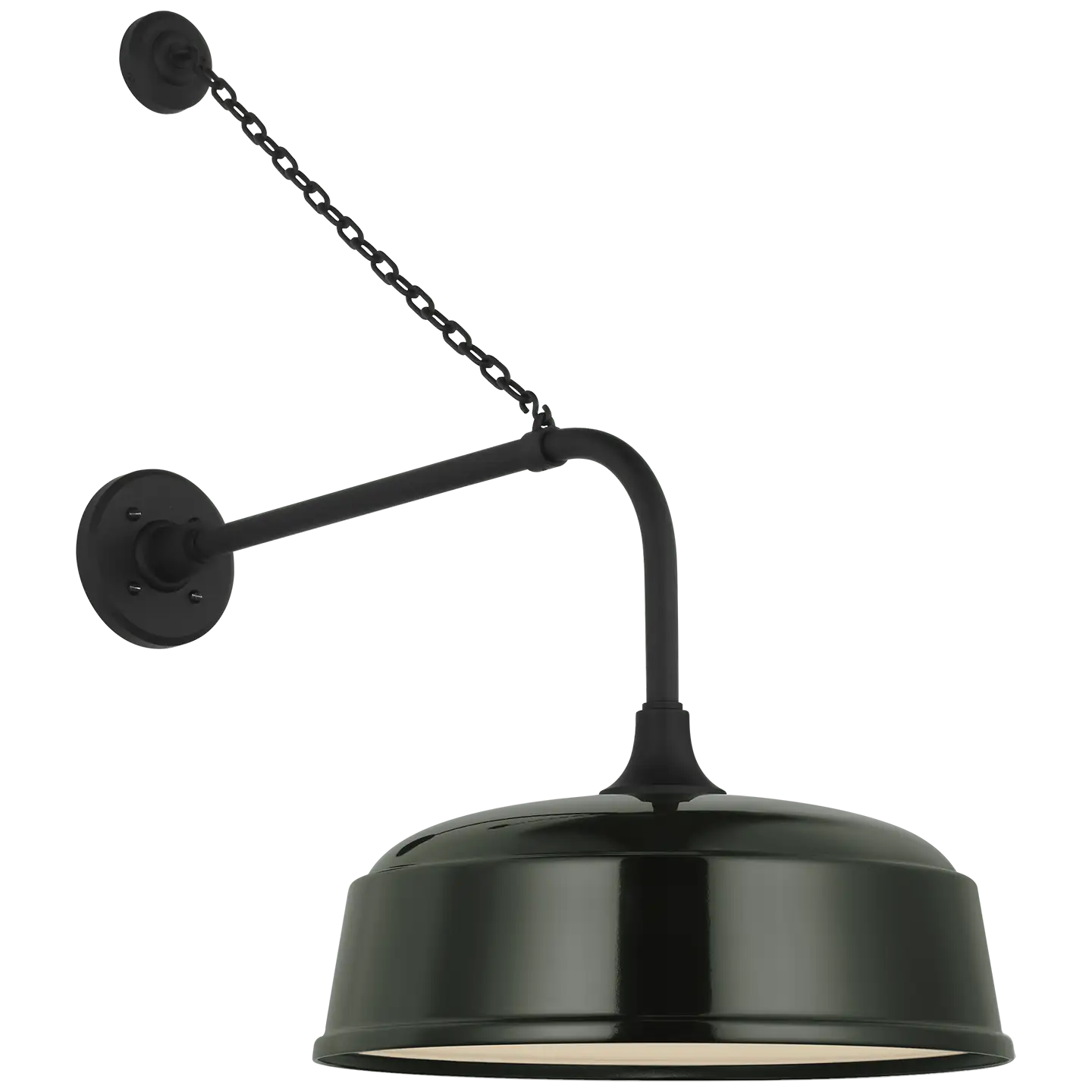 VISUAL COMFORT SIGNATURE, ACADEMY ANCHORED REX BARN LIGHT, OUTDOOR WALL LIGHTS