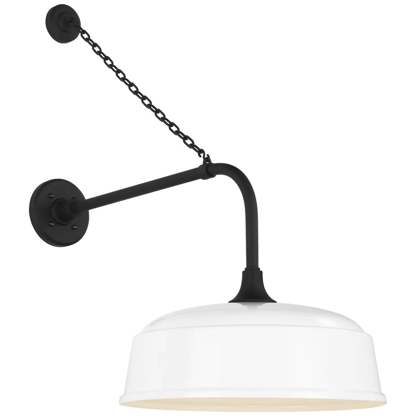 VISUAL COMFORT SIGNATURE, ACADEMY ANCHORED REX BARN LIGHT, OUTDOOR WALL LIGHTS