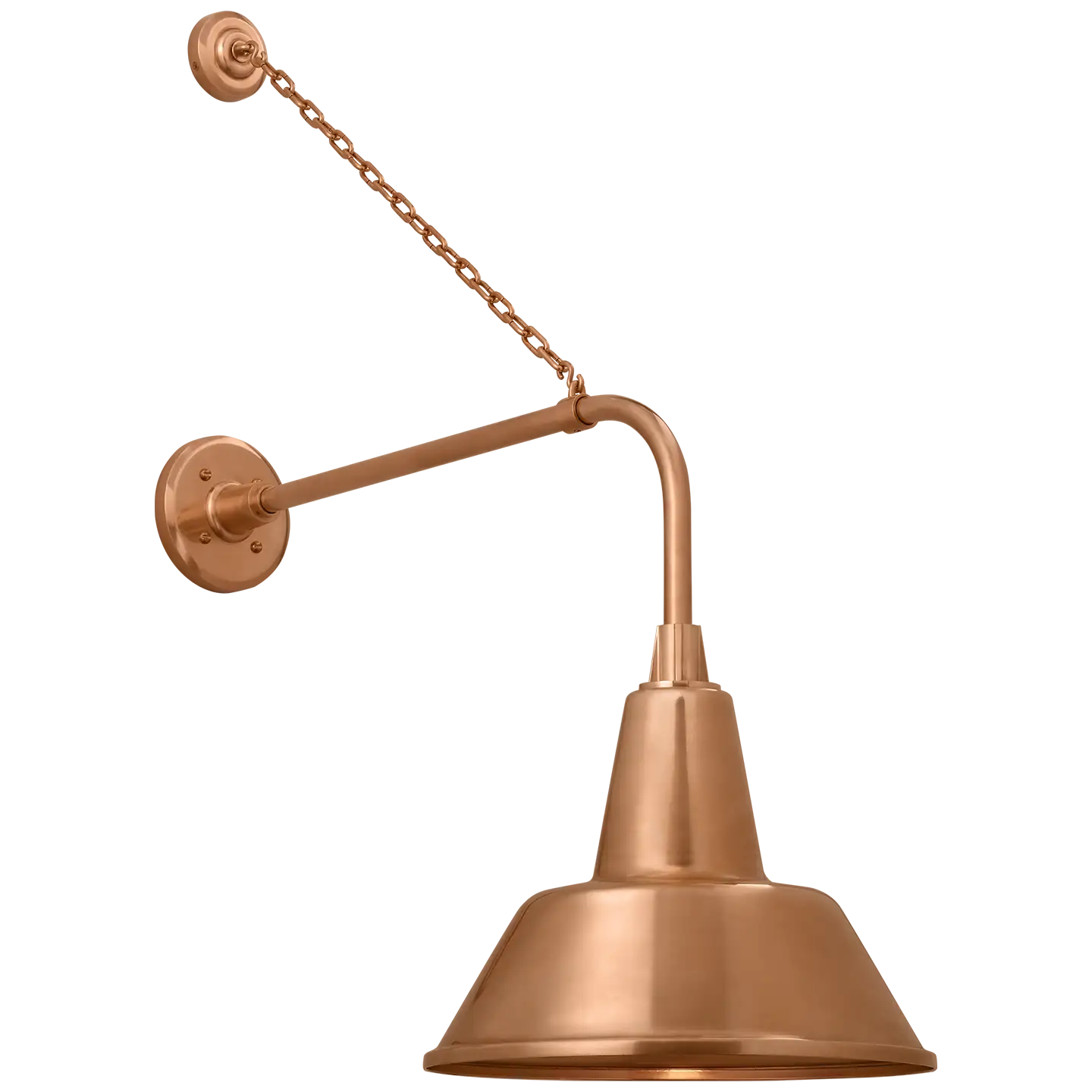 VISUAL COMFORT SIGNATURE, ACADEMY ANCHORED REX BARN LIGHT, OUTDOOR WALL LIGHTS