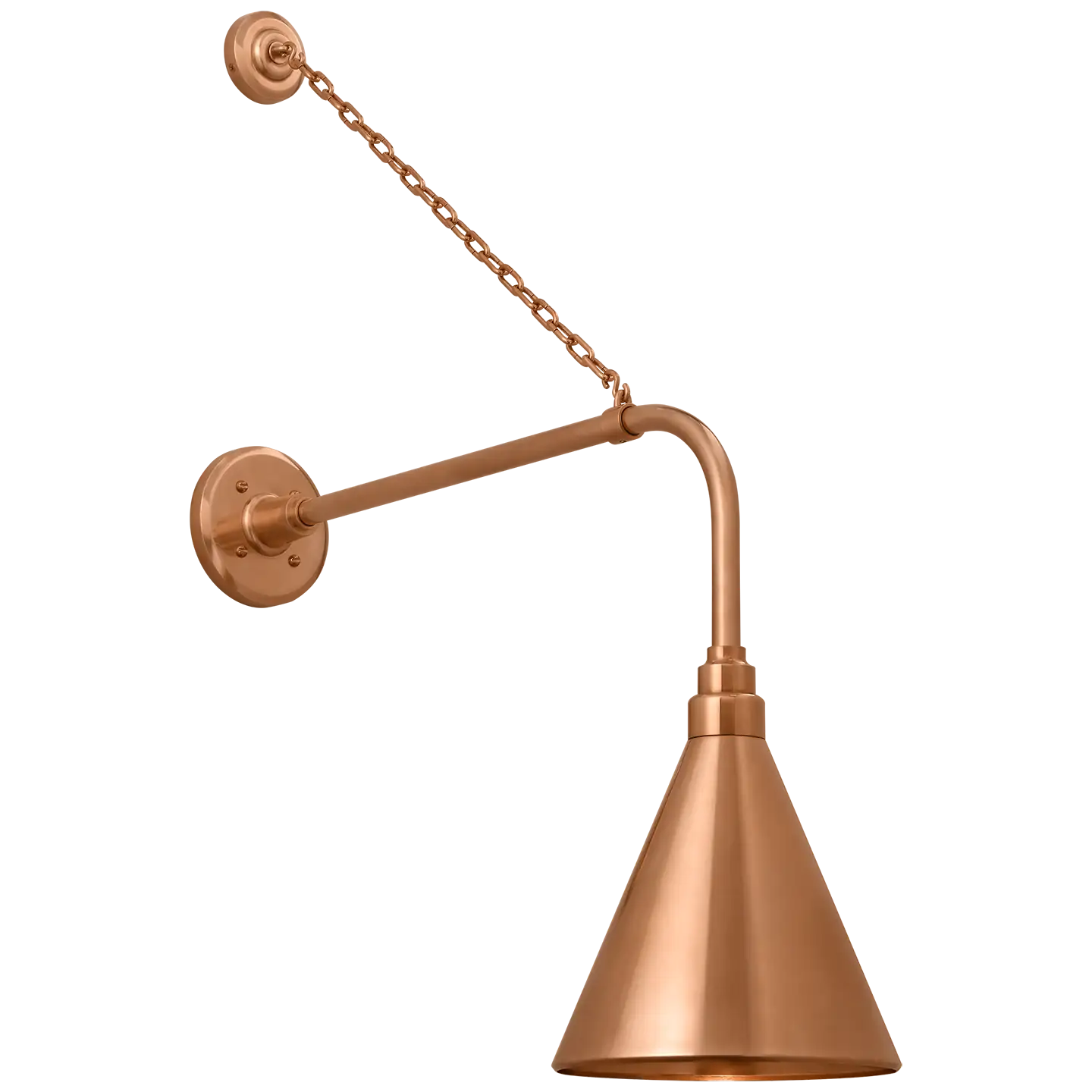 VISUAL COMFORT SIGNATURE, ACADEMY ANCHORED REX BARN LIGHT, OUTDOOR WALL LIGHTS