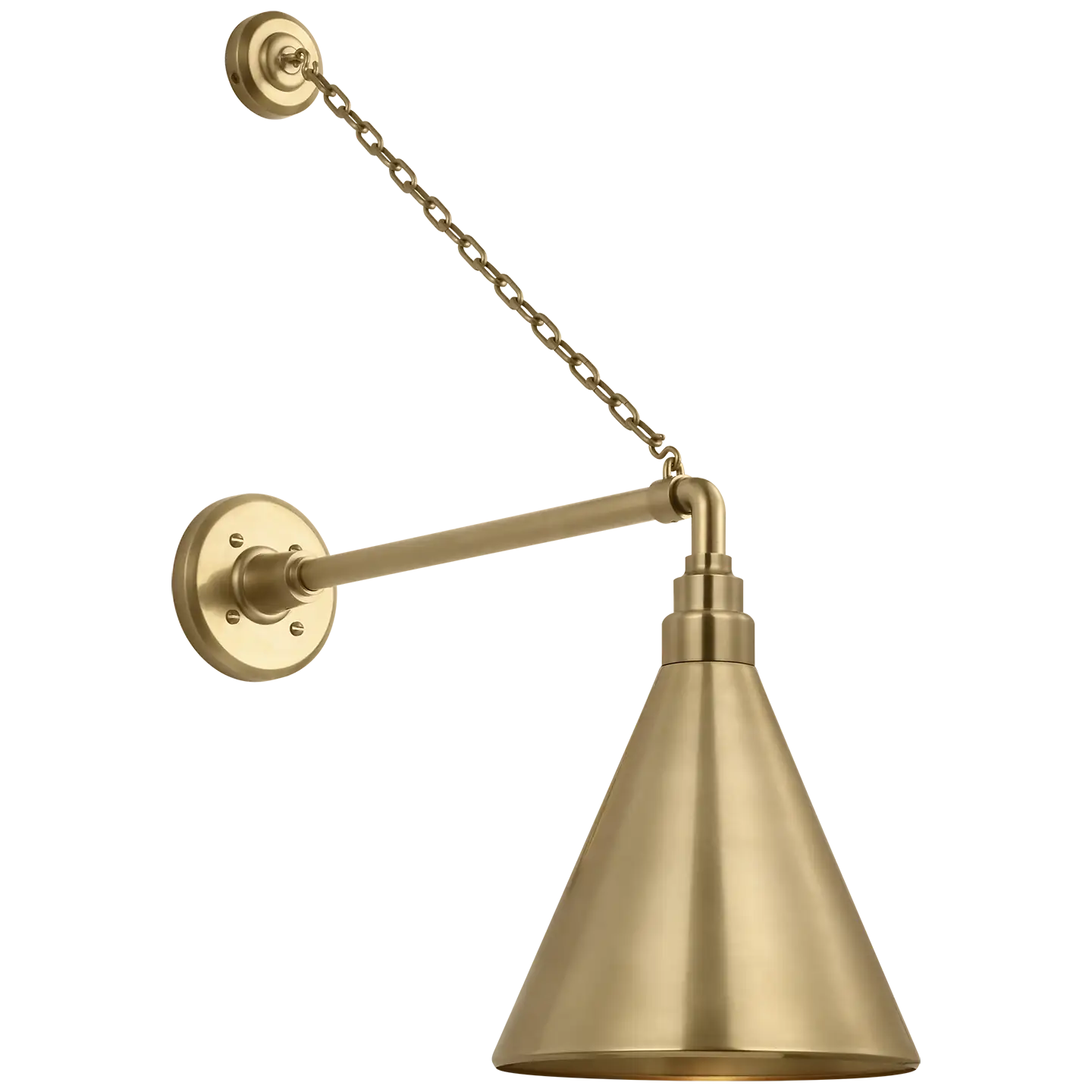 VISUAL COMFORT SIGNATURE, ACADEMY ANCHORED MACK BARN LIGHT, OUTDOOR WALL LIGHTS