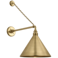 VISUAL COMFORT SIGNATURE, ACADEMY ANCHORED MACK BARN LIGHT, OUTDOOR WALL LIGHTS
