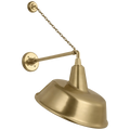 VISUAL COMFORT SIGNATURE, ACADEMY ANCHORED MACK BARN LIGHT, OUTDOOR WALL LIGHTS