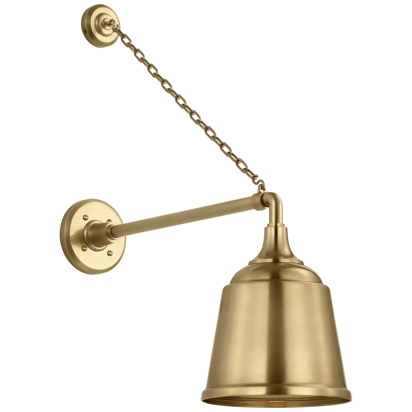 VISUAL COMFORT SIGNATURE, ACADEMY ANCHORED MACK BARN LIGHT, OUTDOOR WALL LIGHTS